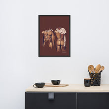 Load image into Gallery viewer, Premium Framed Vertical Print "Magnus & Cecilia"