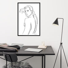 Load image into Gallery viewer, "When we were young" Premium Framed Vertical Print