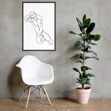 Load image into Gallery viewer, "Hide and Peak" Premium Framed Vertical Print