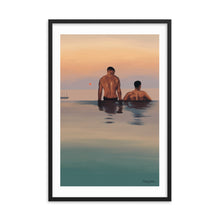 Load image into Gallery viewer, "Love on dusk" Premium Framed Vertical Print