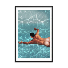 Load image into Gallery viewer, "Stillness of the mind" Premium Framed Vertical Print