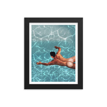 Load image into Gallery viewer, "Stillness of the mind" Premium Framed Vertical Print