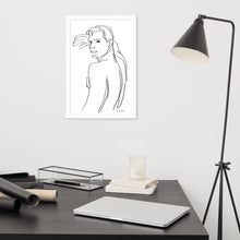 Load image into Gallery viewer, "When we were young" Premium Framed Vertical Print