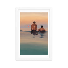 Load image into Gallery viewer, "Love on dusk" Premium Framed Vertical Print