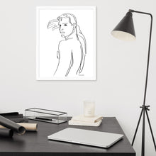 Load image into Gallery viewer, "When we were young" Premium Framed Vertical Print