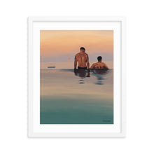 Load image into Gallery viewer, "Love on dusk" Premium Framed Vertical Print