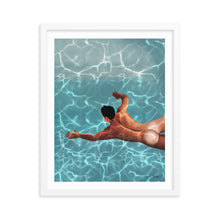 Load image into Gallery viewer, "Stillness of the mind" Premium Framed Vertical Print