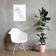 Load image into Gallery viewer, "Hide and Peak" Premium Framed Vertical Print