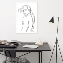 Load image into Gallery viewer, "When we were young" Premium Framed Vertical Print