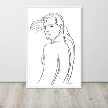 Load image into Gallery viewer, "When we were young" Premium Framed Vertical Print