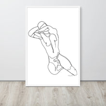 Load image into Gallery viewer, "Hide and Peak" Premium Framed Vertical Print