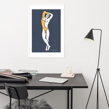 Load image into Gallery viewer, "Into the Blue" Premium Framed Vertical Print