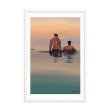 Load image into Gallery viewer, "Love on dusk" Premium Framed Vertical Print