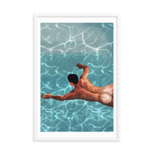 Load image into Gallery viewer, "Stillness of the mind" Premium Framed Vertical Print