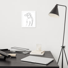 Load image into Gallery viewer, "When we were young" Premium Framed Vertical Print