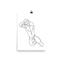 Load image into Gallery viewer, Art print "Hide and Peak"