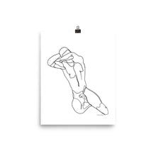 Load image into Gallery viewer, Art print "Hide and Peak"