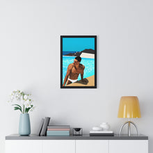 Load image into Gallery viewer, "Mykonos Morning" Premium Framed Vertical Print