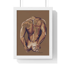 Load image into Gallery viewer, Tjdraw “ Thomas” Framed Vertical Poster