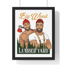 Load image into Gallery viewer, "Big Wood" Framed Vertical Print