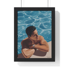 Load image into Gallery viewer, Tjdraw "Ed" Premium Framed Vertical Poster