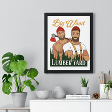 Load image into Gallery viewer, "Big Wood" Framed Vertical Print