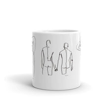 Load image into Gallery viewer, TJ Male Line White glossy mug