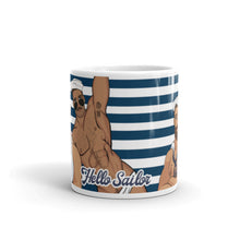 Load image into Gallery viewer, Hello Sailor White glossy mug