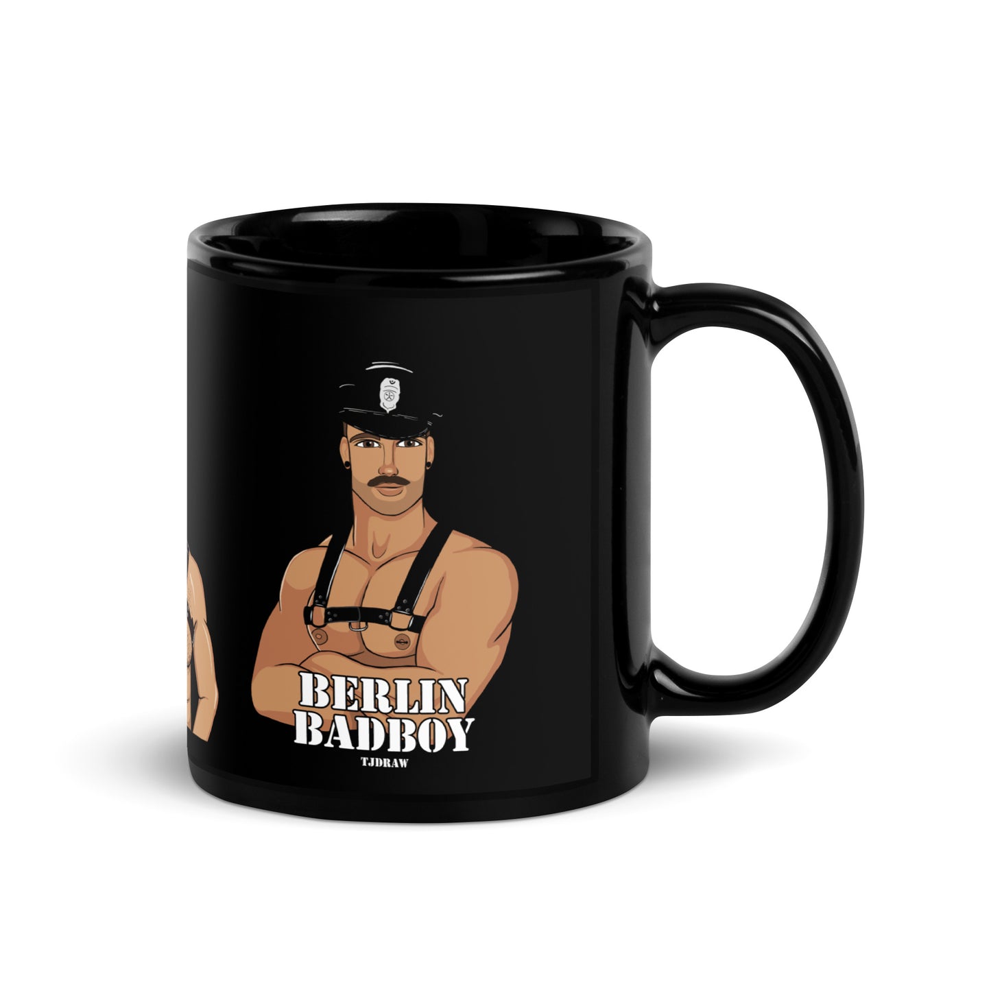 Berlin badboys Black Glossy Mug