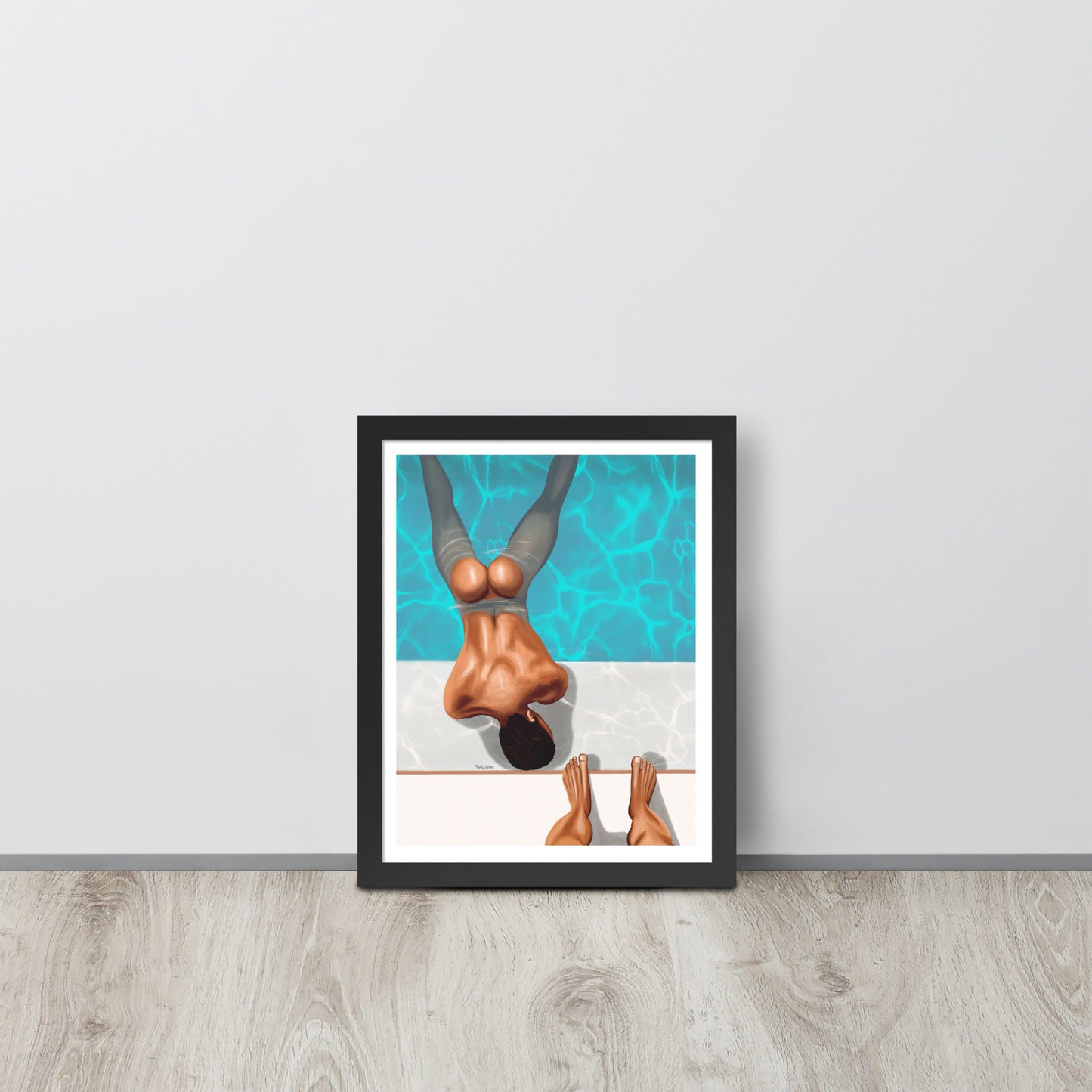 Art Print "Poolside temptations"