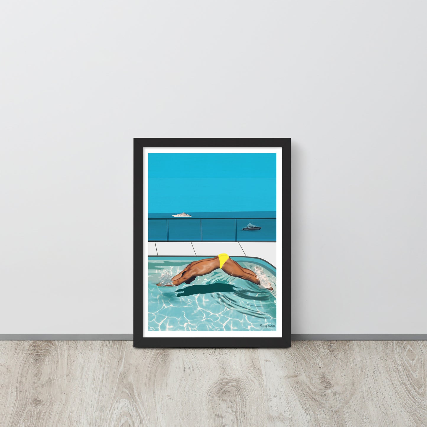 Art Print "Côte d'Azur Laps"