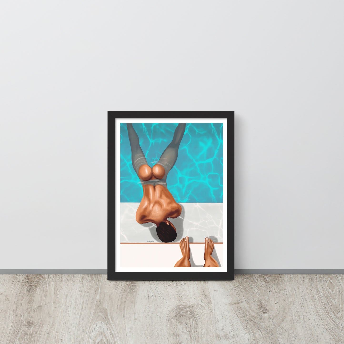 Art Print "Poolside temptations"