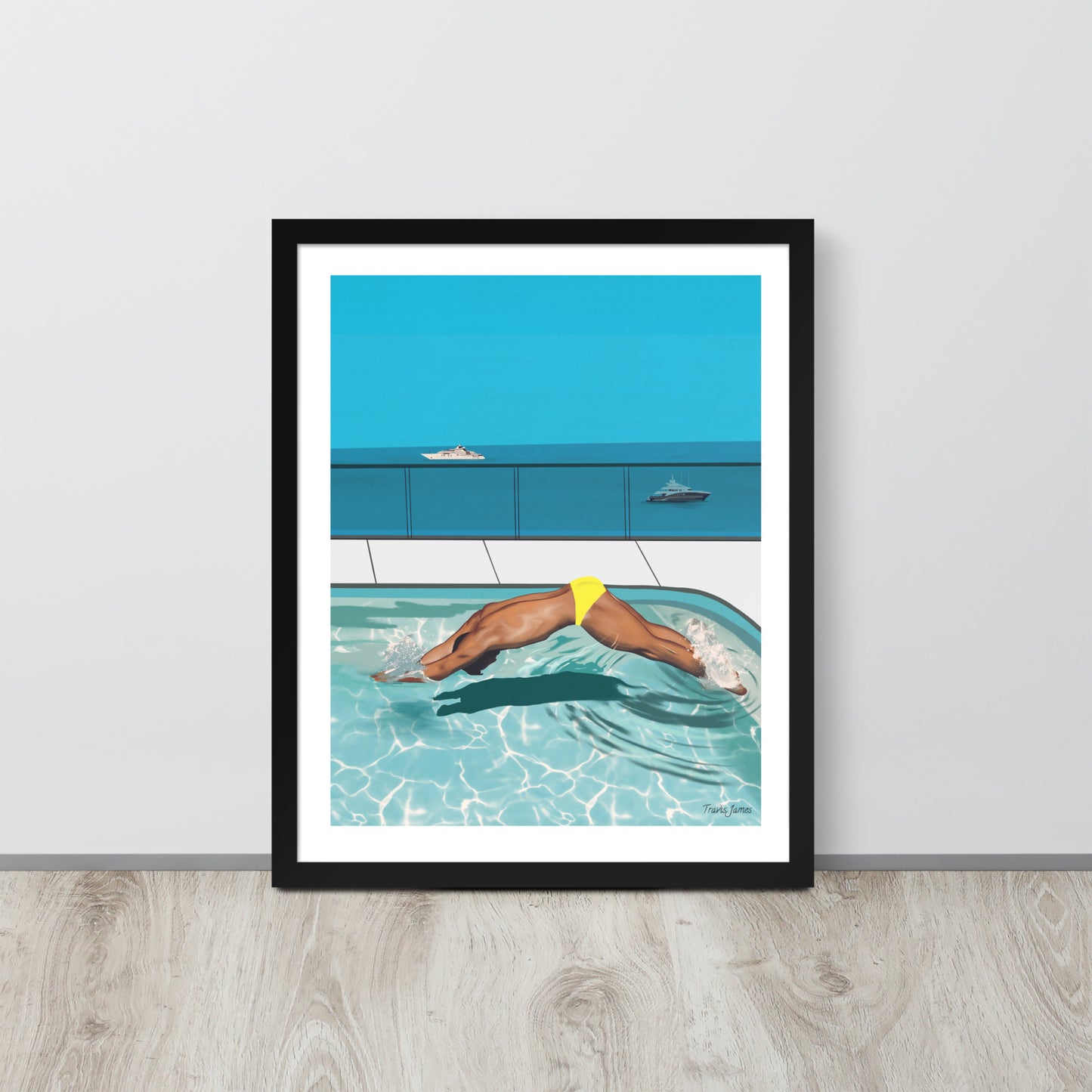 Art Print "Côte d'Azur Laps"