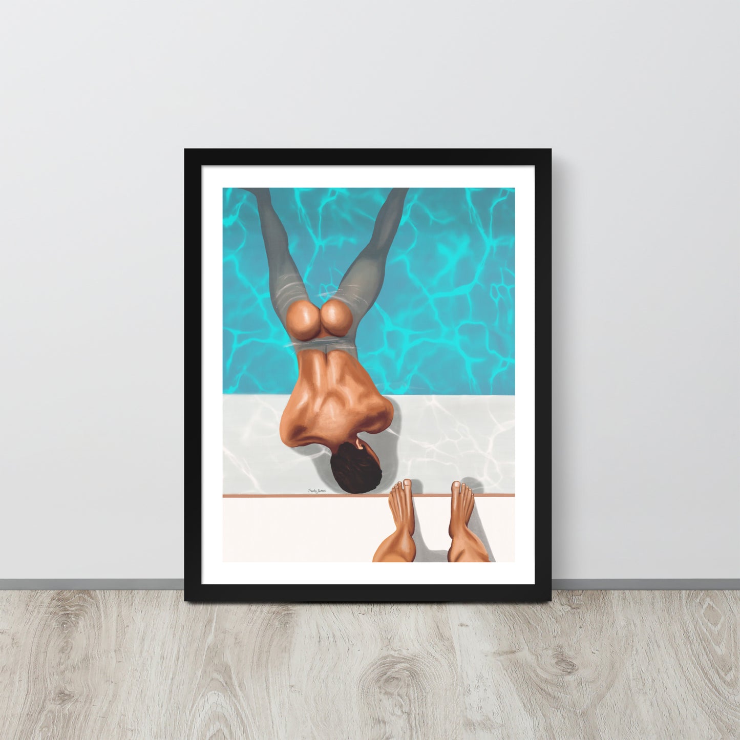 Art Print "Poolside temptations"