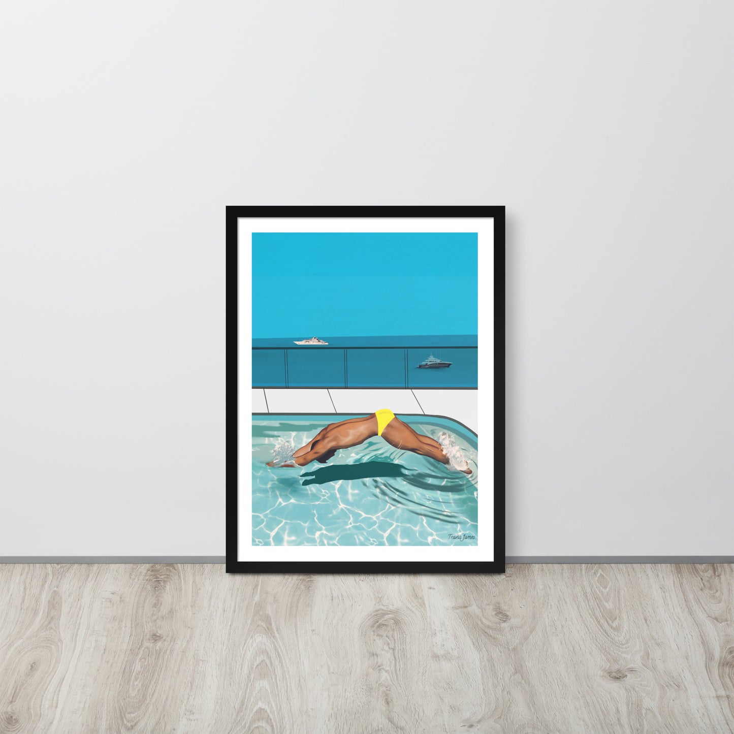 Art Print "Côte d'Azur Laps"