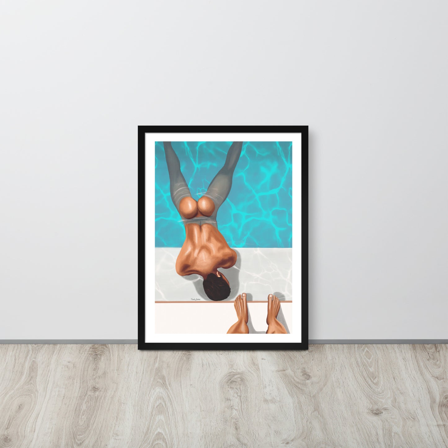 Art Print "Poolside temptations"