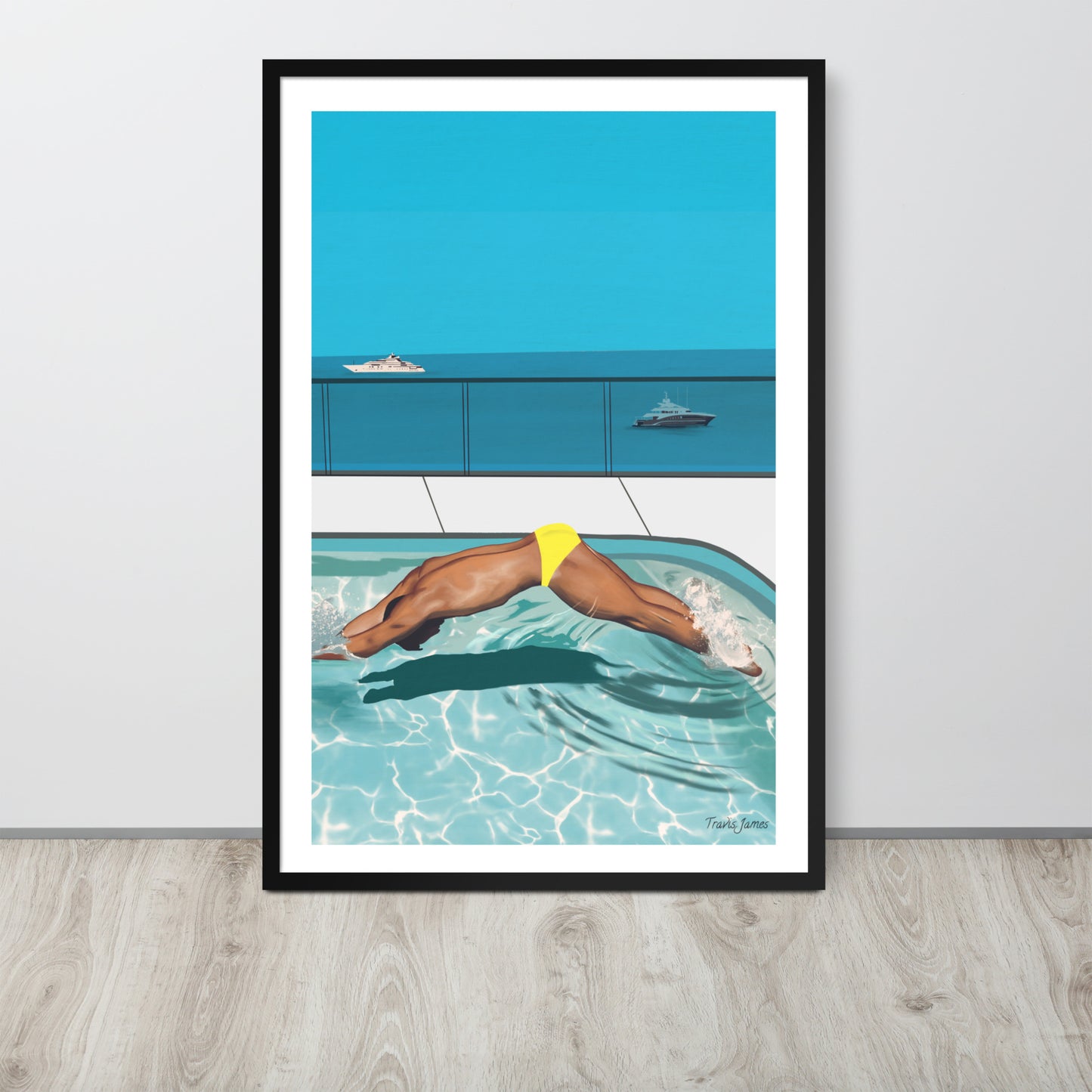 Art Print "Côte d'Azur Laps"