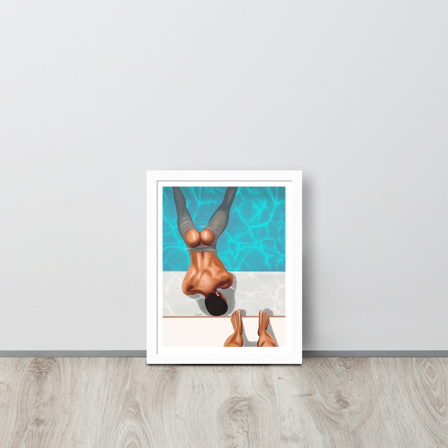 Art Print "Poolside temptations"