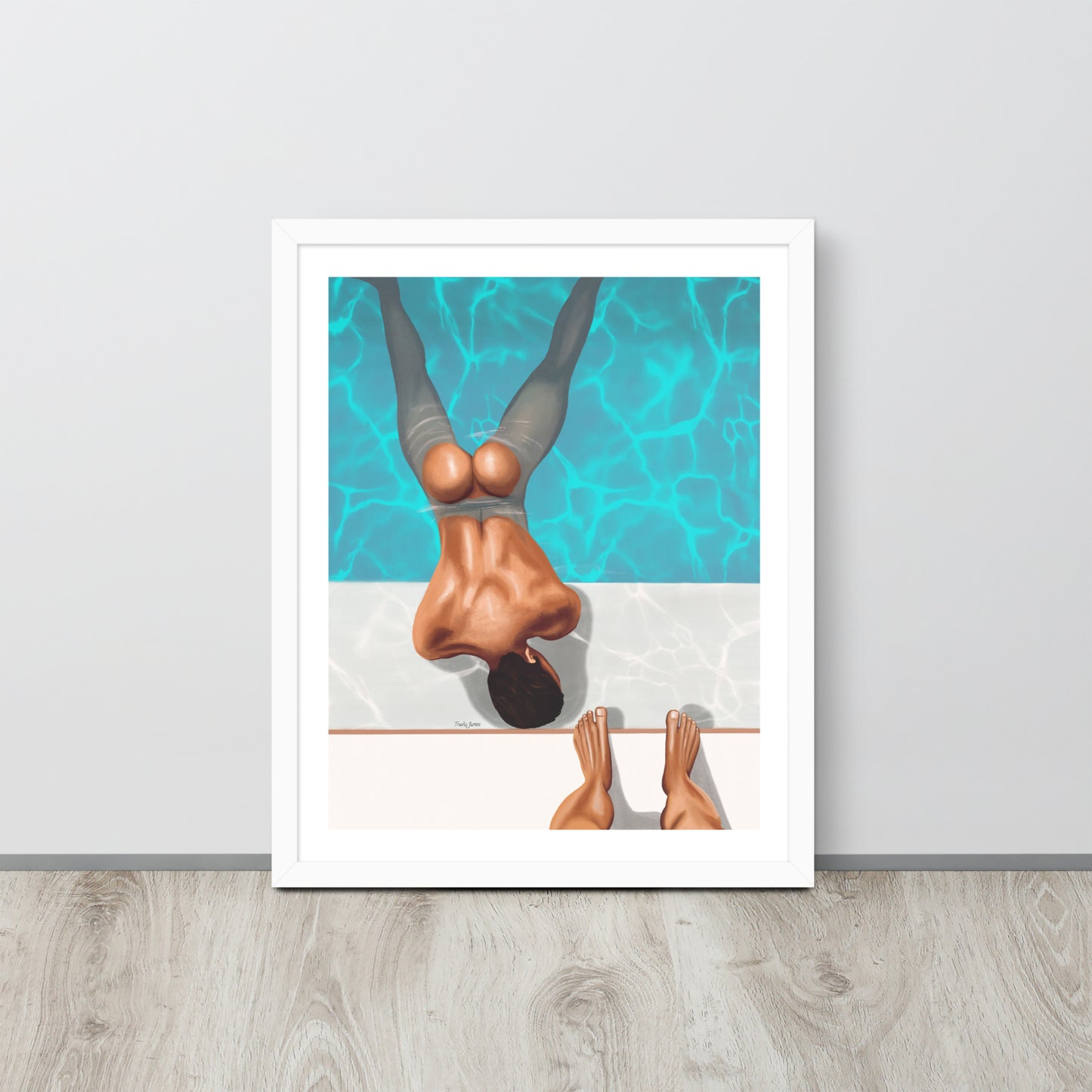 Art Print "Poolside temptations"