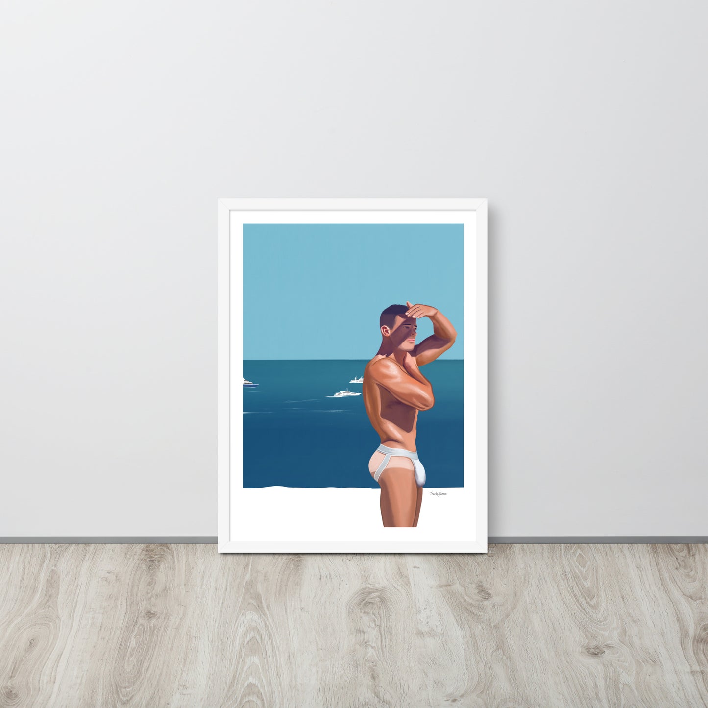 Art Print "Waking up in Mykonos"