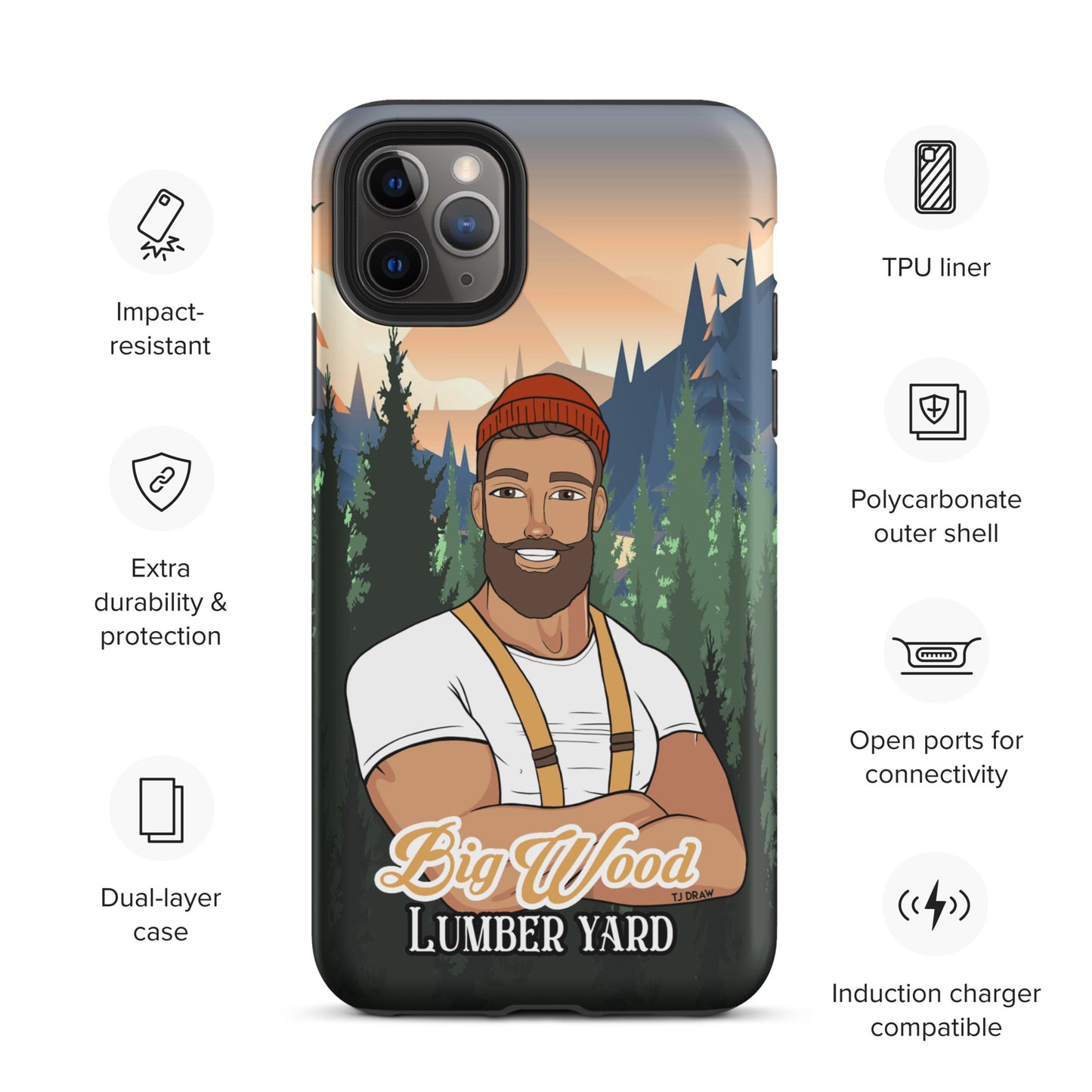 Bigwood Lumberjack Tough Case for iPhone®
