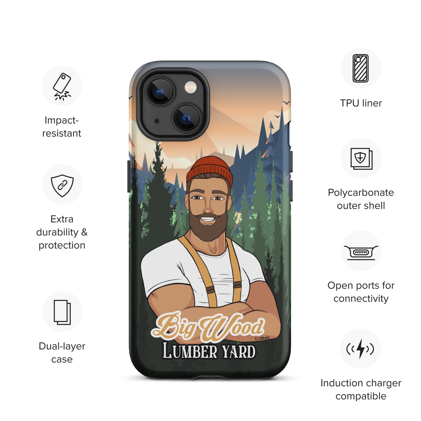 Bigwood Lumberjack Tough Case for iPhone®