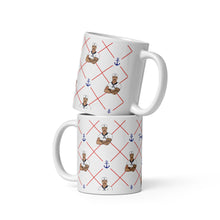 Load image into Gallery viewer, Morning Sailor White glossy mug
