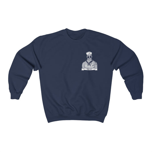 TJDRAW "Born Free" Sailor Heavy Blend Crewneck Sweatshirt