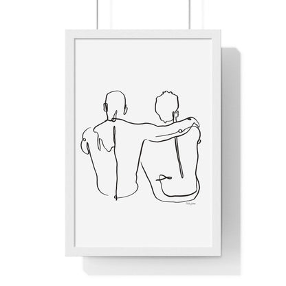 Tjdraw “Always” Framed Vertical Poster