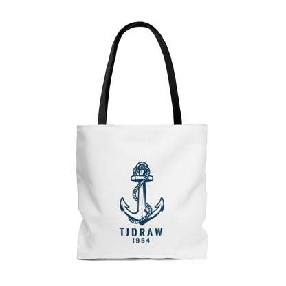 TJDRAW Navy Academy double sided Tote Bag