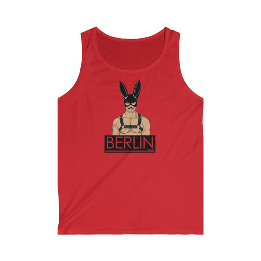 TJDRAW Kinky Bunny Men's Softstyle Tank Top