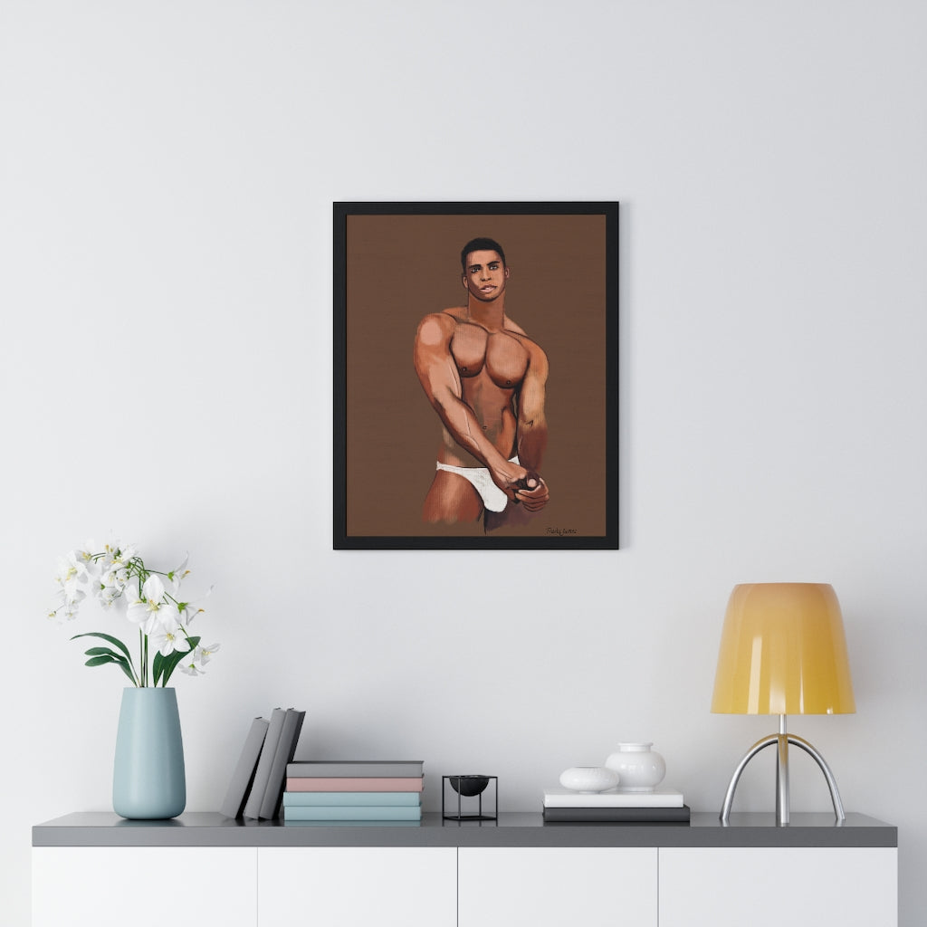 "Stretch" Premium Framed Vertical Print