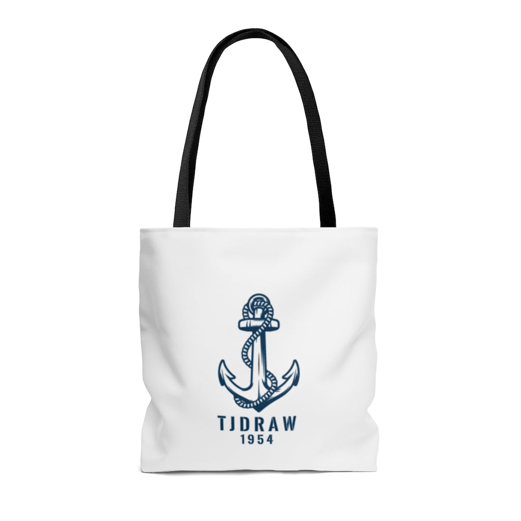 TJDRAW Navy Academy double sided Tote Bag