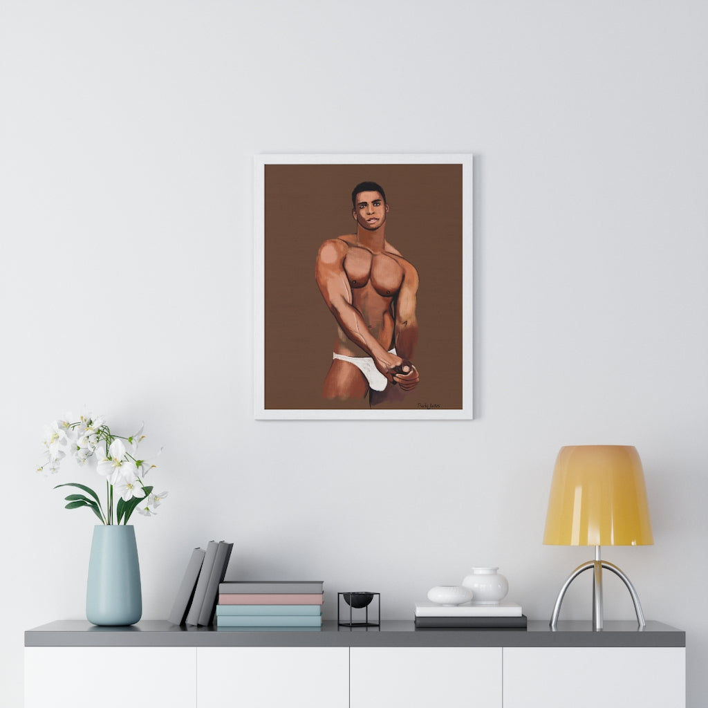 "Stretch" Premium Framed Vertical Print